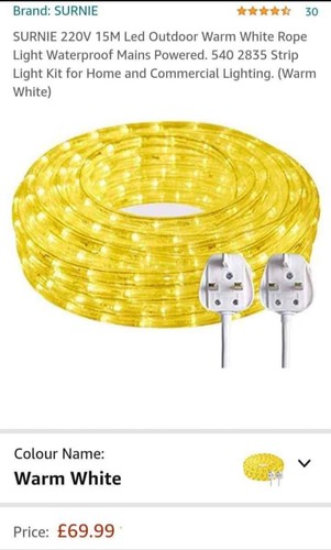 220v 15m 540 led outdoor - 540,