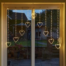 Heart Curtain Window Lights