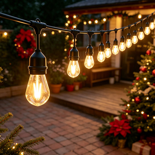 50ft festoon outdoor string - 50ft,