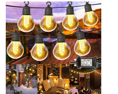 12m outdoor festoon lights - 12m,