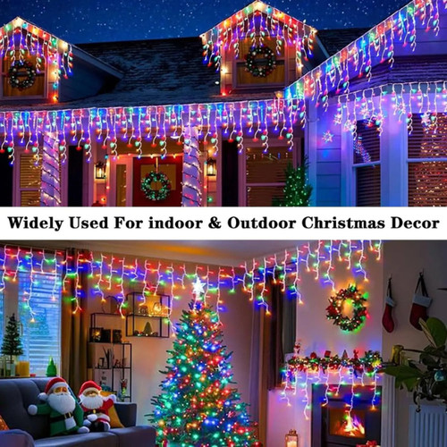 Icicle lights outdoor 20m - icicle,