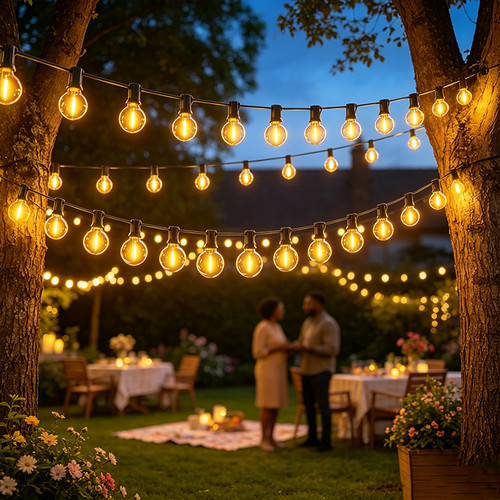 Outdoor garden string - string, lights