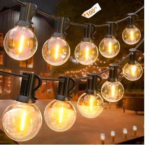 Lights outdoor 100ft g40 led - 100ft,,