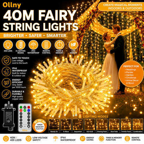 Ollny 40m fairy lights - 40m,