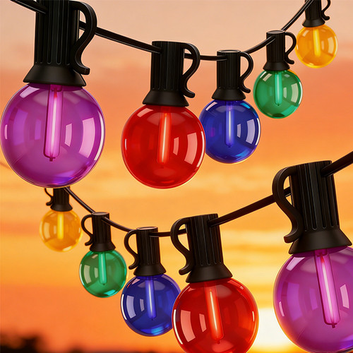 Colored mains powered string - colored,
