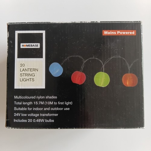 Colourful lantern string - colourful,