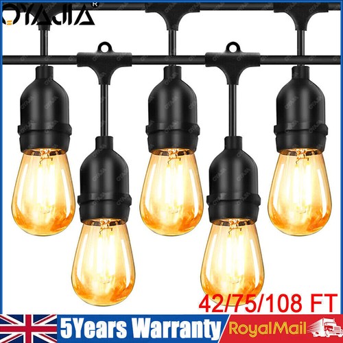 Mains s14 powered bulbs string - mains,