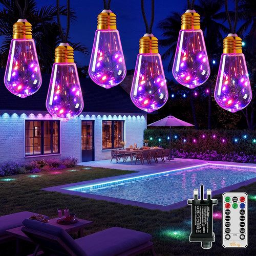 Christmas lights hemp rope - christmas,