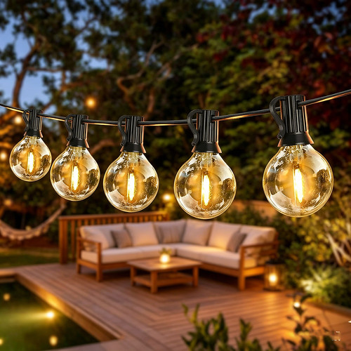 100ft festoon string lights - 100ft,