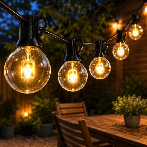 48ft festoon string lights - festoon,