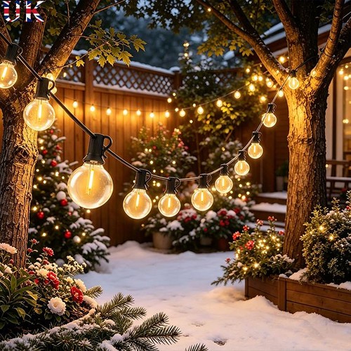 Outdoor string lights mains - outdoor,