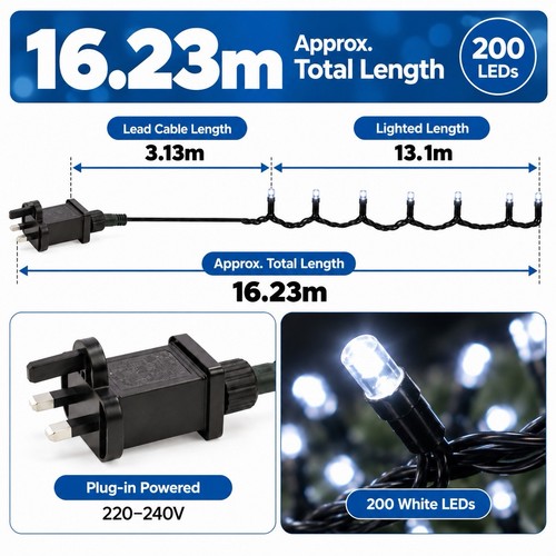 200 led white - led,