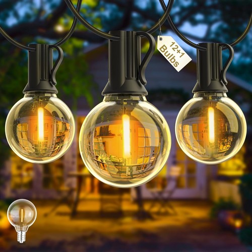 Outdoor string lights mains - string,